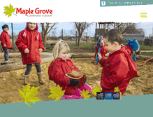 Tablet Screenshot of maplegrovecommunitygroup.co.uk